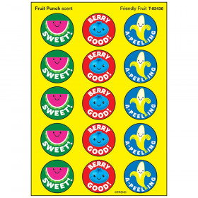 Friendly Fruit/Fruit Punch Stinky Stickers, 60 ct.