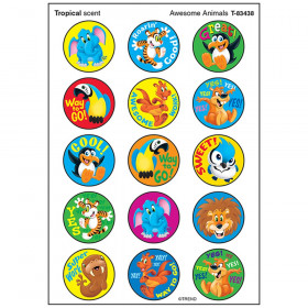 Awesome Animals/Tropical Stinky Stickers, 60 ct.