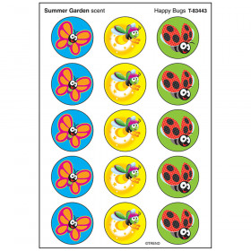 Happy Bugs/Summer Garden Stinky Stickers® – Large Round