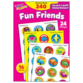 Fun Friends Stinky Stickers Variety Pack, 240 ct.