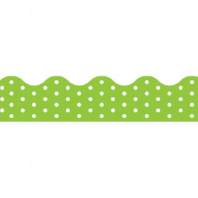 Polka Dots Lime Terrific Trimmers, 39 ft