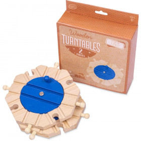 Train Track Turntables -  2-pack