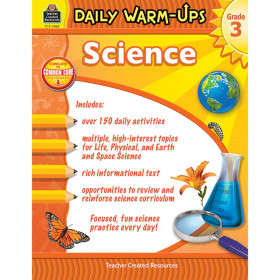 Daily Warm-Ups Science Book, Grade 3