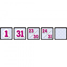 Black Polka Dots Calendar Day Mini Packs