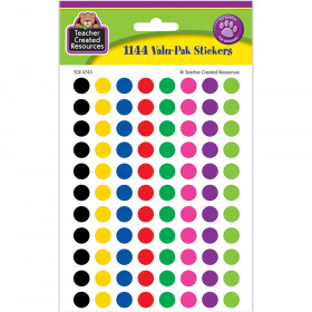 Mini Colorful Circles Valu-Pak Stickers