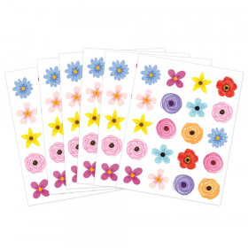 Wildflowers Stickers, Pack of 120