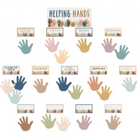Everyone is Welcome Helping Hands Mini Bulletin Board Set