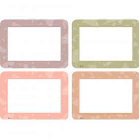 Terrazzo Tones Name Tags/Labels - Multi-Pack, Pack of 36