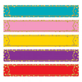 Large Confetti Colorful Labels Magnetic Accents