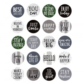 Modern Farmhouse Words to Inspire Planner Stickers, Pack of 120