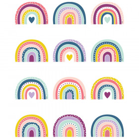 Oh Happy Day Rainbows Mini Accents, Pack of 36