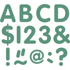 Eucalyptus Green 2" Classic Letters Uppercase Pack