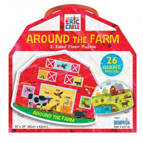 The World of Eric Carle Around the Farm 2-Sided Floor Puzzle