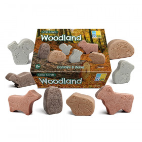 Little Lands - Woodland, Set of 8 Stone Figures
