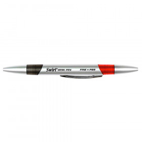Swirl Ink Pens, Red/Black Combo, 12 Pack