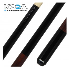 Koda KD22 Pool Cue, Black with Cocobolo Wood Decal Wrap