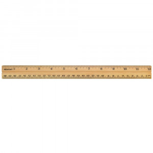 ACM10377 - School Ruler Wood 12 In Single in Rulers
