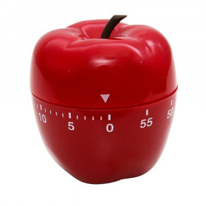 Apple-Shaped Timer, Red - BAUM77042 | Baumgartens Inc | Timers
