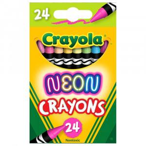 Neon Crayons, 24 Colors - BIN523410 | Crayola Llc | Crayons