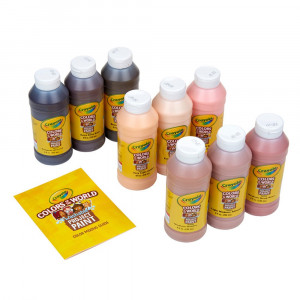 Colors of the World Spill Proof Washable Project Paints, Set of 9 - BIN542314 | Crayola Llc | Paint