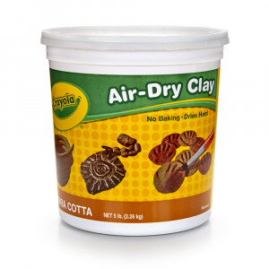 BIN572004 - Crayola Air Dry Clay 5Lb Tub Terra in General