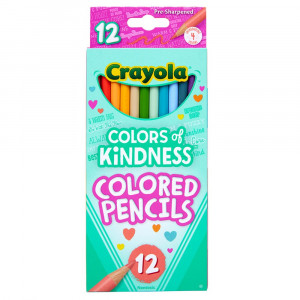 Colors of Kindness Colored Pencils, 12 Count - BIN682114 | Crayola Llc | Colored Pencils