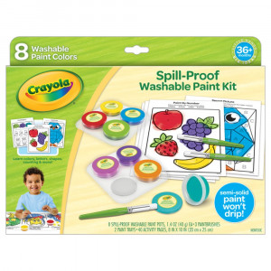 Spill-Proof Washable Paint Kit - BIN811518 | Crayola Llc | Art & Craft Kits