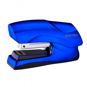 Flat Clinch Stapler, 40 Sheets, Metallic Blue - BOSB175BLUE | Amax | Staplers & Accessories