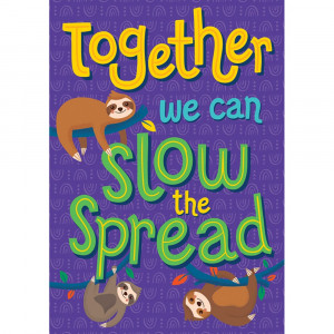 One World Together We Can Slow the Spread Poster - CD-106033 | Carson Dellosa Education | Classroom Theme