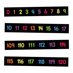 Numbers 0-120 Mini Bulletin Board Set - CD-110476 | Carson Dellosa Education | Classroom Theme