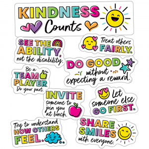 Kind Vibes Kindness Counts Mini Bulletin Board Set - CD-110528 | Carson Dellosa Education | Motivational