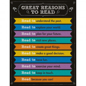 CD-114121 - Great Reasons To Read Chartlet Gr 1-5 in Language Arts