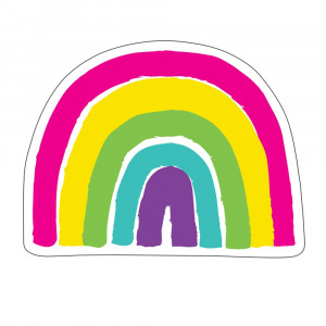 Kind Vibes Rainbow Cut-Outs, Pack of 36 - CD-120618 | Carson Dellosa Education | Accents