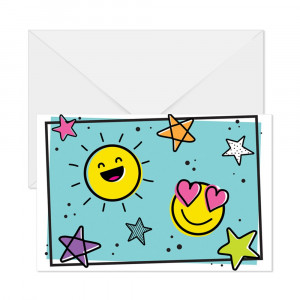 Kind Vibes Note Cards with Envelopes, Pack of 10 - CD-151105 | Carson Dellosa Education | Note Pads