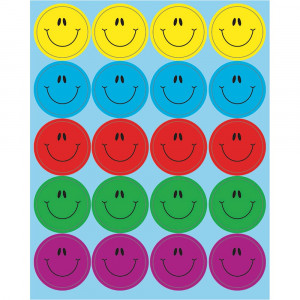 CD-168188 - Dazzle Smiley Faces Stickers in Stickers