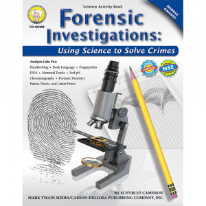 CD-404098 - Forensic Investigations Activity Book Gr 4-8 in Activity Books & Kits