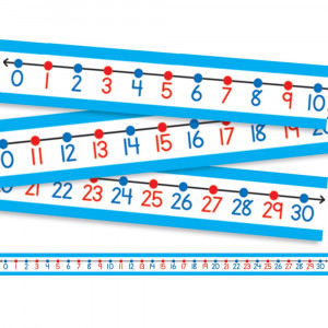 CD-4421 - Student Number Lines 30/Pk 22 X 1-1/2 Numbers 0-30 in Number Lines