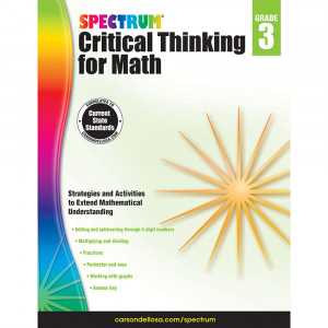 CD-705115 - Critical Thinking For Math Wb Gr 3 in Activity Books