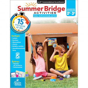 Summer Bridge Activities Spanish, Grade 2-3 - CD-705435 | Carson Dellosa Education | Skill Builders