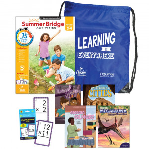 Summer Bridge Essentials Backpack, Grade 3-4 - CD-745385B | Carson Dellosa Education | Skill Builders