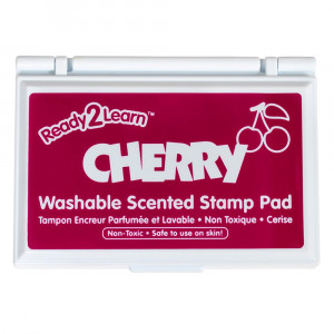 Washable Stamp Pad, Cherry Scent, Dark Red - CE-10074 | Learning Advantage | Stamps & Stamp Pads