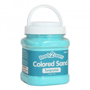Colored Sand - Turquoise - 2.2 Pounds - CE-10109 | Learning Advantage | Sand