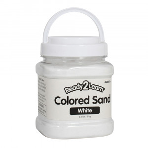 Colored Sand - White - 2.2 Pounds - CE-10110 | Learning Advantage | Sand