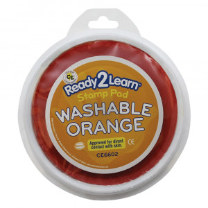 CE-6602 - Jumbo Circular Washable Pads Orange Single in Paint
