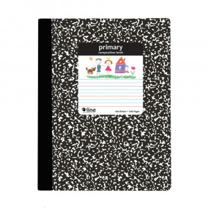 Composition Notebook, Primary Ruled, Black Marble - CLI22020 | C-Line Products Inc | Note Books & Pads