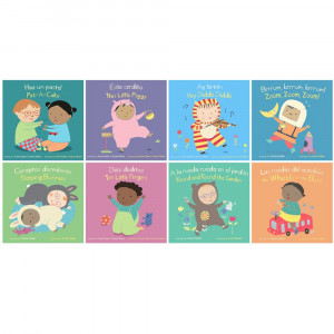 Bilingual Baby Rhyme Time Books, Set of 8 - CPYCPBRT | Childs Play Books | Social Studies