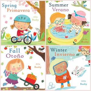 Seasons/Estaciones Bilingual English/Spanish Books, Set of 4 - CPYCPS | Childs Play Books | Books