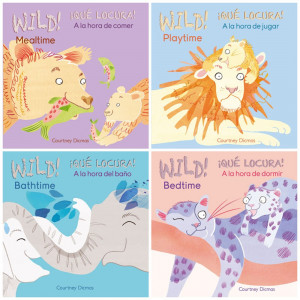 Wild! Bilingual Board Books, Set of 4 - CPYCPW | Childs Play Books | Social Studies