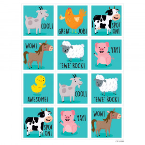 Farm Friends Reward Stickers, Pack of 60 - CTP10210 | Creative Teaching Press | Stickers