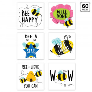 Bees Rewards Stickers, 1-1/2", Pack of 60 - CTP10612 | Creative Teaching Press | Stickers